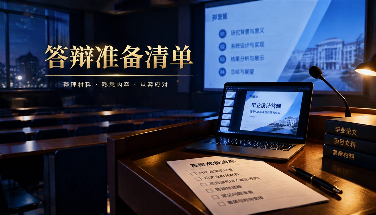 毕业设计源码交付清单